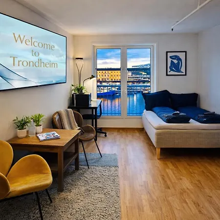 Central-Trondheim Riverside Studio-Apartment Trondheim
