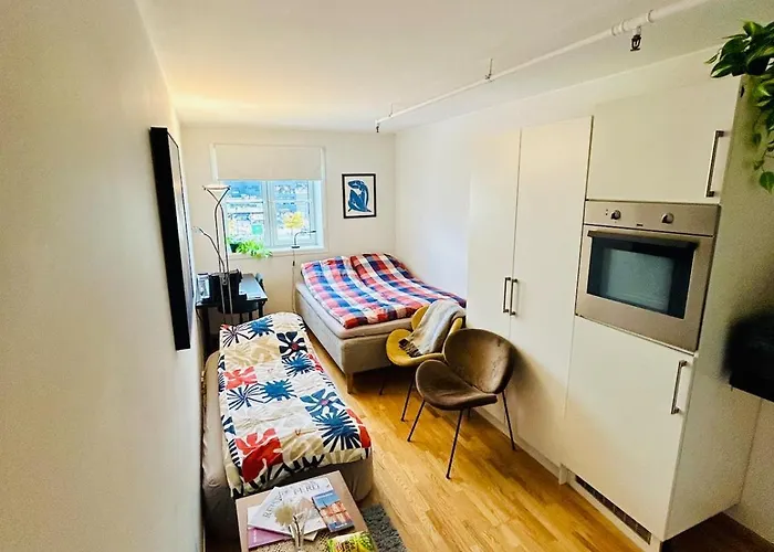 Apartment Riverside Studioapartment 100m From Trainstation! *